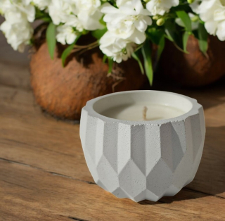 Svíčka - černý kokos 004